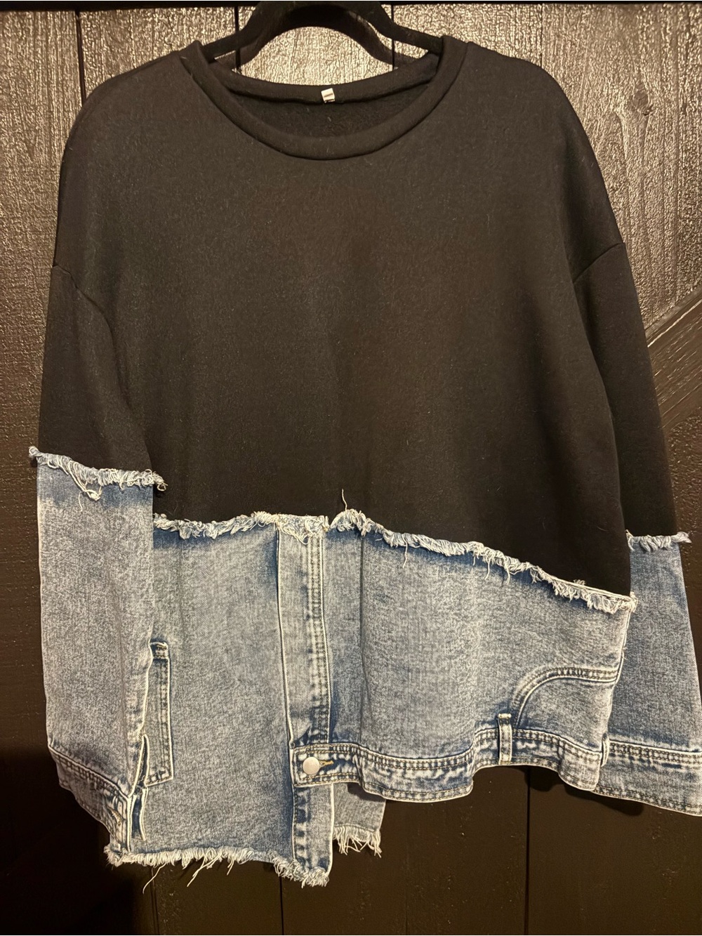 Denim Sweatshirt Sweater